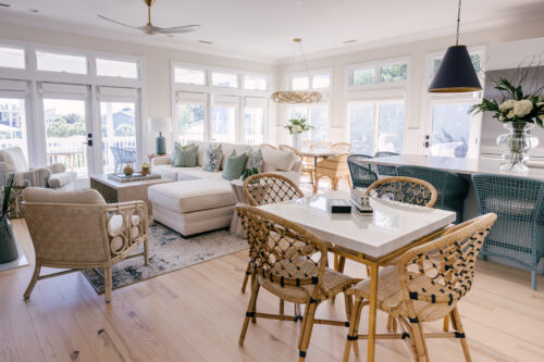 A beautiful home designed by a high-end interior designer.