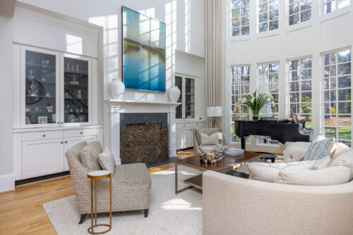 A beautiful home designed by a high-end interior designer.